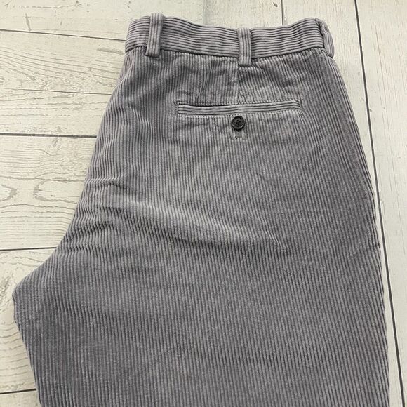 Brooks Brothers Other - Brooks Brothers Men's W36 x L28 Gray Flat Front Heavyweight Corduroy Pants